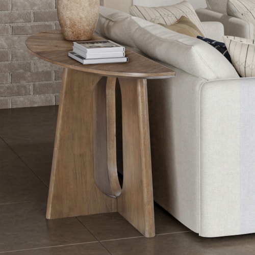 Modern Rustic 54" x 15" Demilune Sofa Table