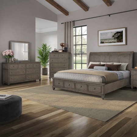 4-Piece Queen Storage Bedroom Set