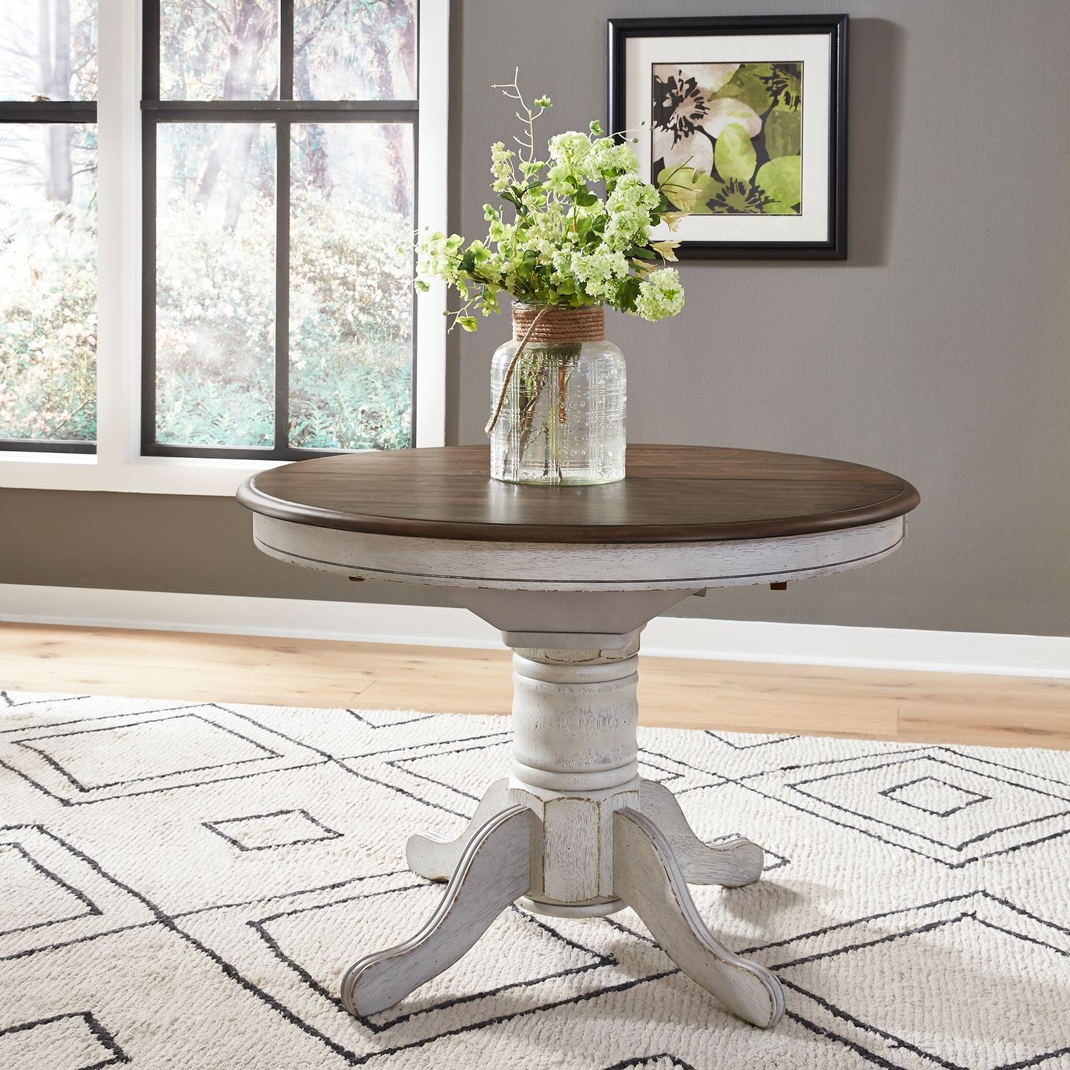 Oval Pedestal Dining Table