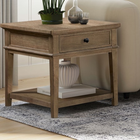 1-Drawer End Table