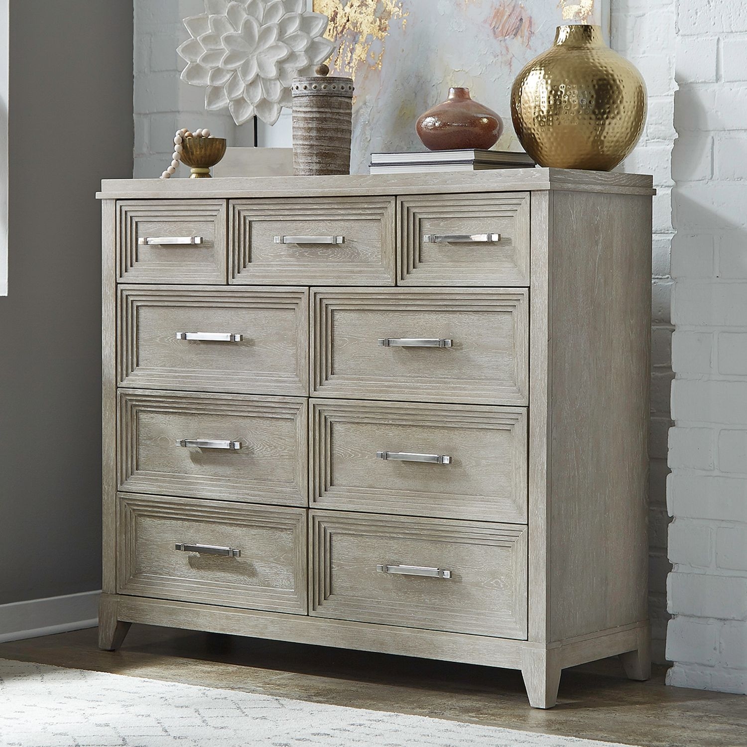 Liberty Furniture Belmar 9-Drawer Bureau Dresser