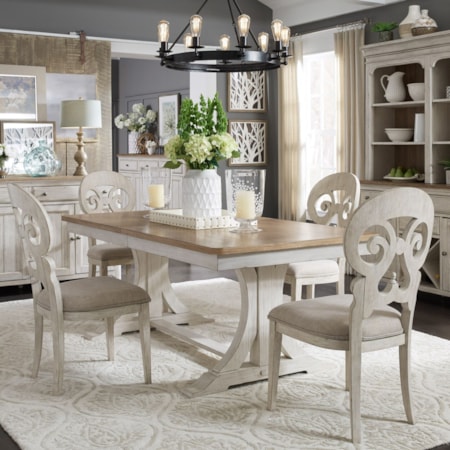 7-Piece Table and Chair Set