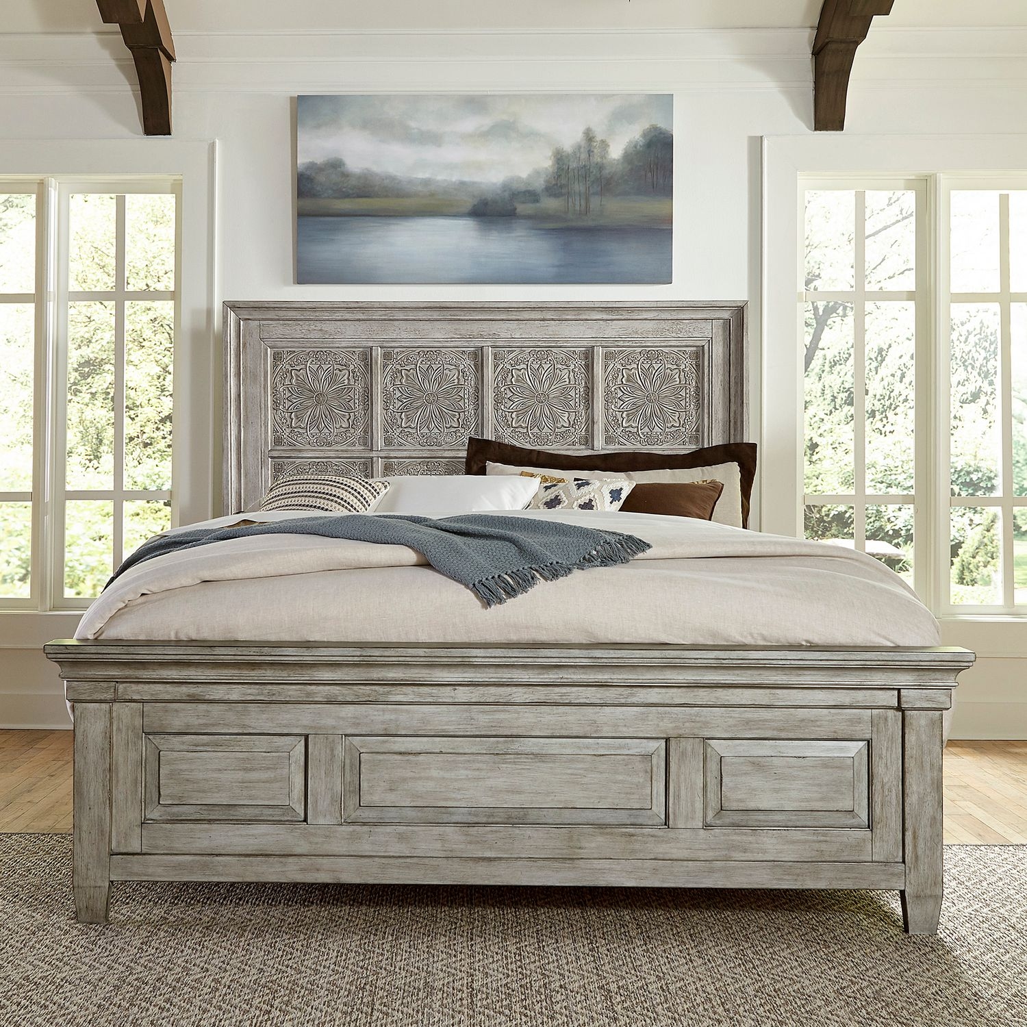 King Panel Bed