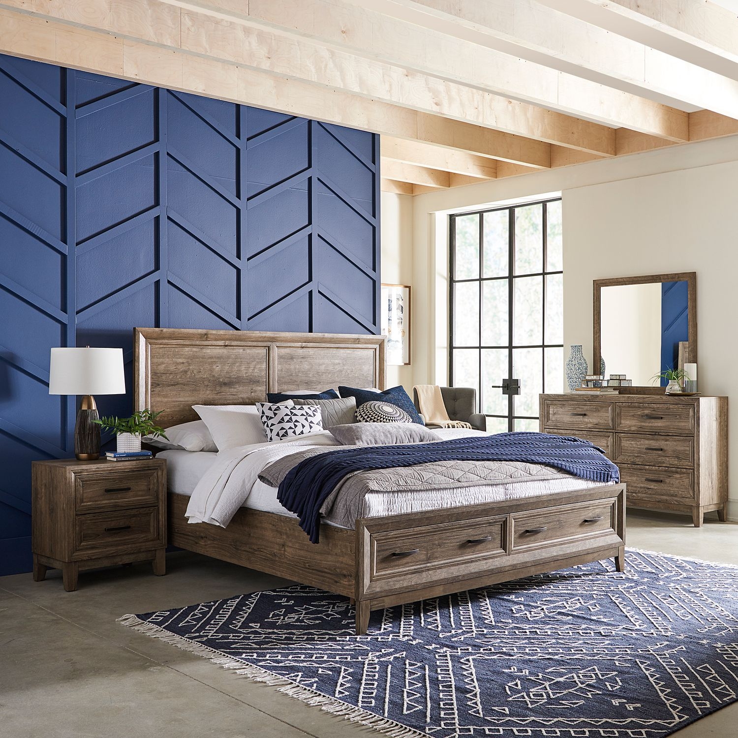 Liberty Furniture Ridgecrest Queen Storage Bedroom Group