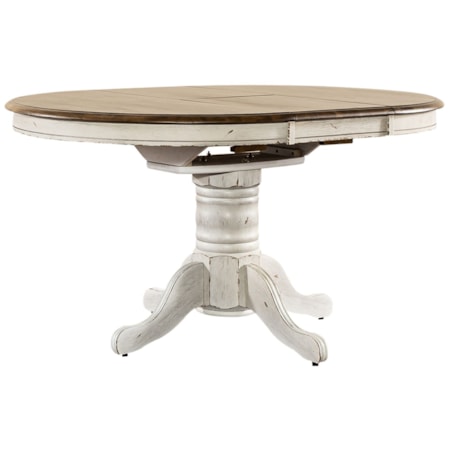 Oval Pedestal Dining Table