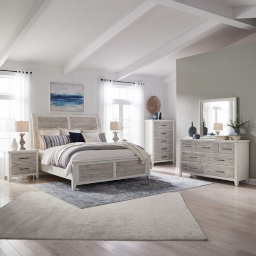 Farmhouse 5-Piece Queen Sleigh Bedroom Set