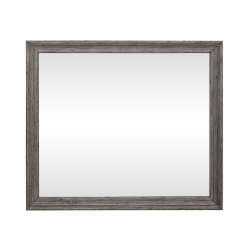 Relaxed Vintage Beveled Glass Dresser Mirror