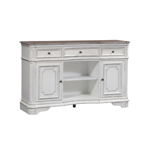 Cottage Server with Felt-Lined Drawers