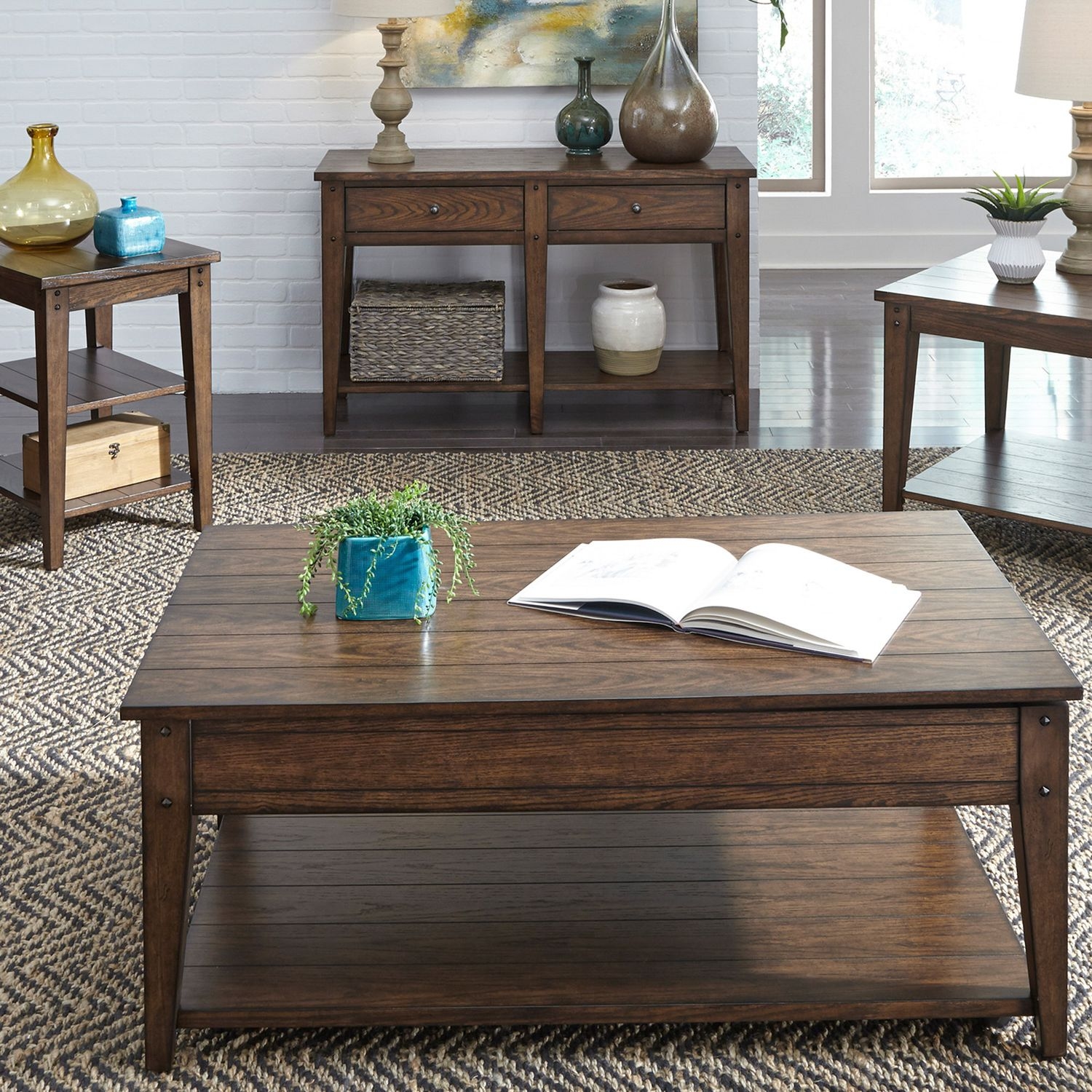 Liberty Furniture Lake House Lift Top Cocktail Table