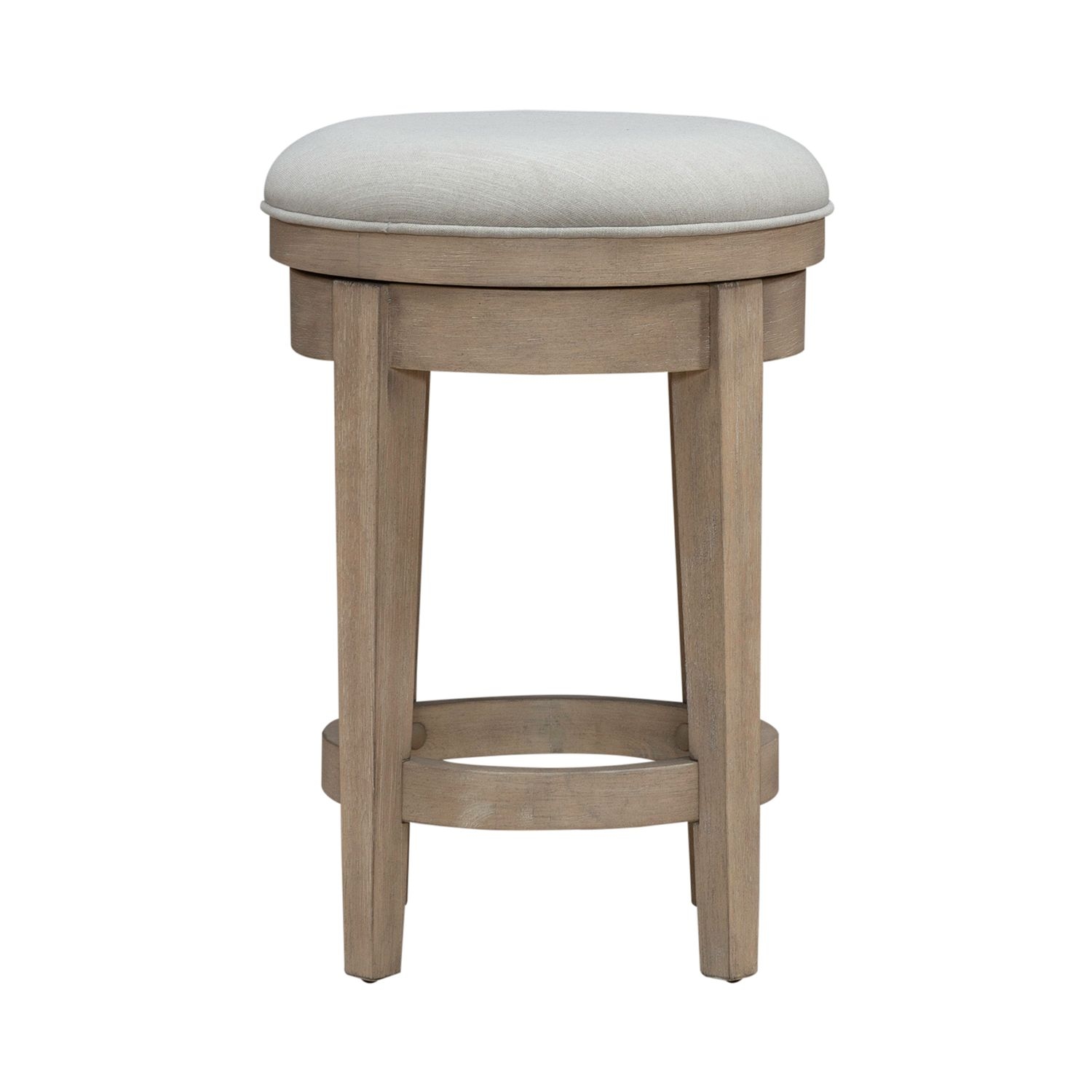 Upholstered Swivel Console Stool