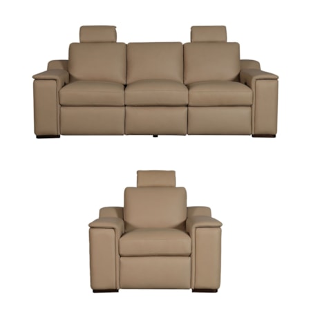 Sofa and Recliner