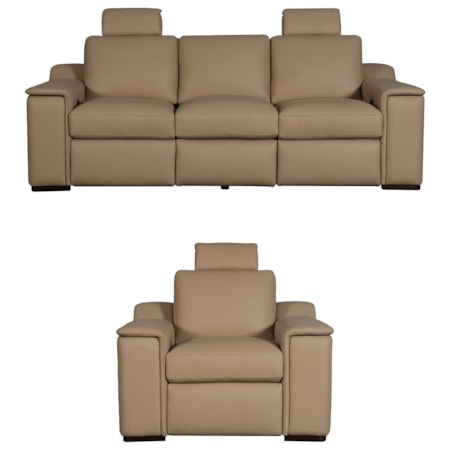Sofa and Recliner