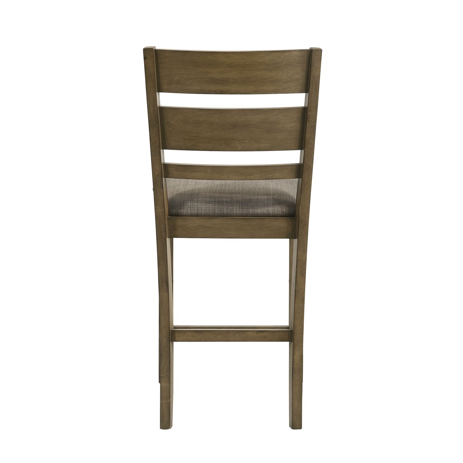 Slat Back Upholstered Counter Chair