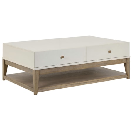 2-Drawer Cocktail Table
