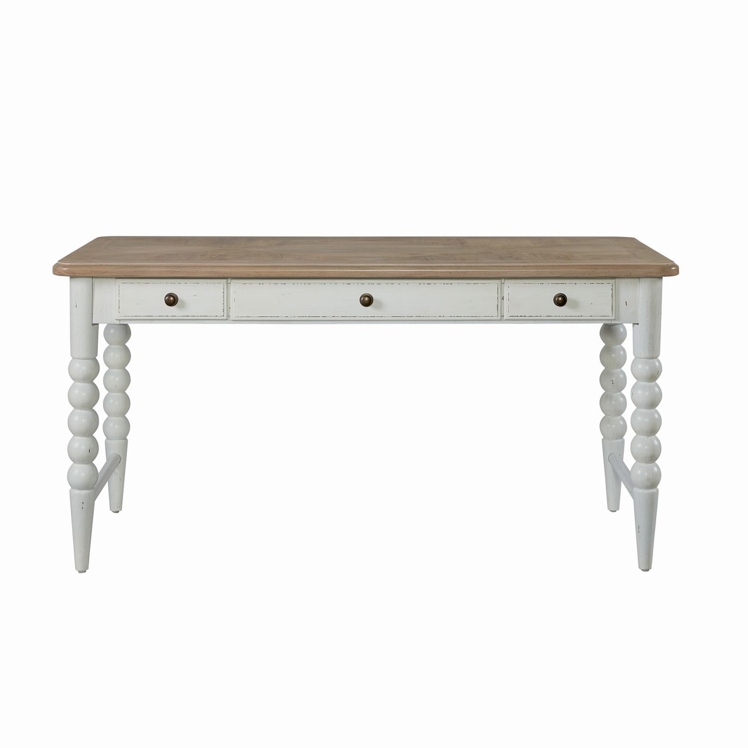 Three-Drawer Writing Desk w/Keyboard Tray