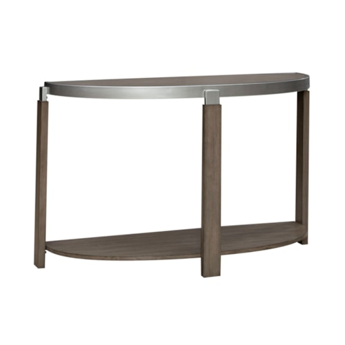 Contemporary Sofa Table with Lower Shelf