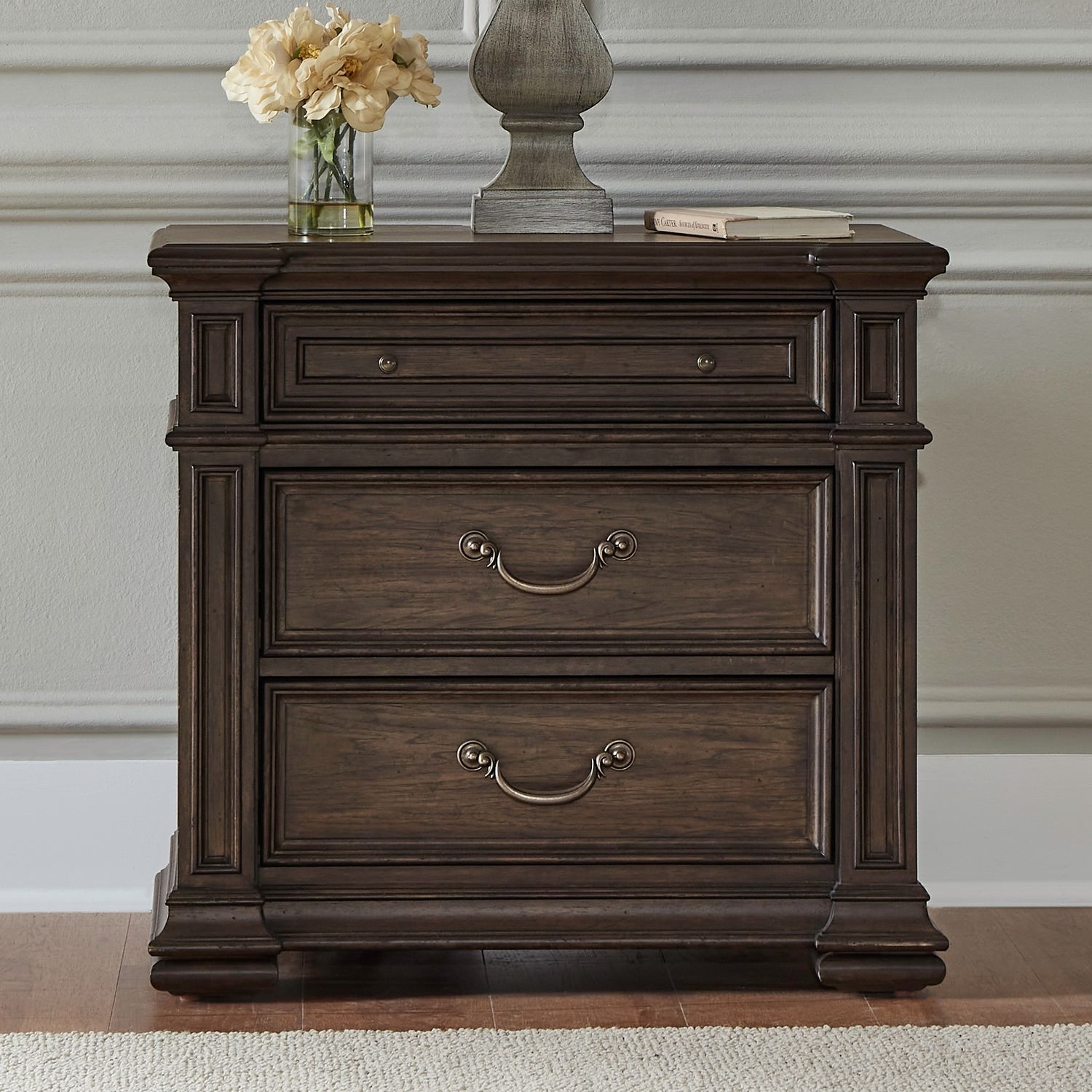 Liberty Furniture Provence Park Nightstand with Charging Station