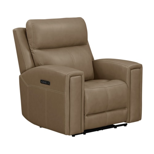 Transitional Triple Power Recliner with USB/C Charging