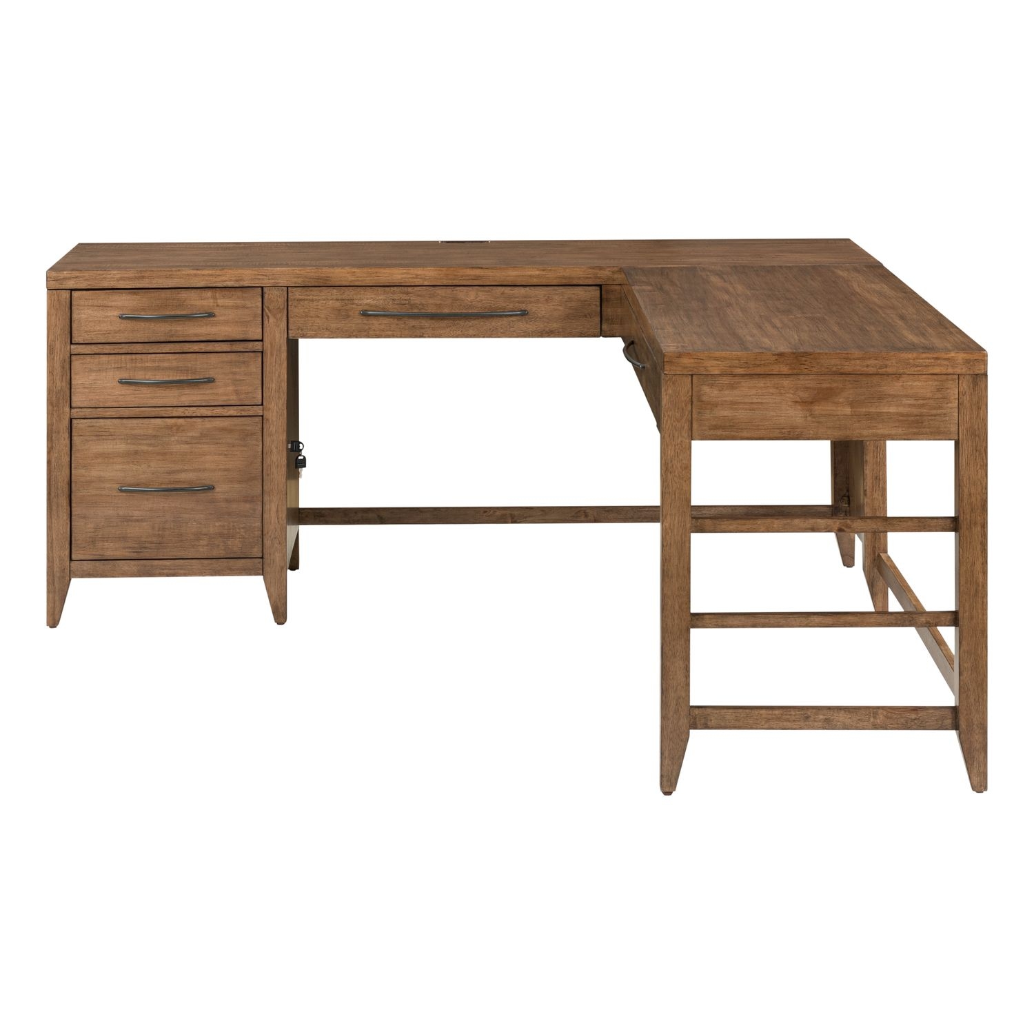 L-Shape Desk w/Integrated Charging