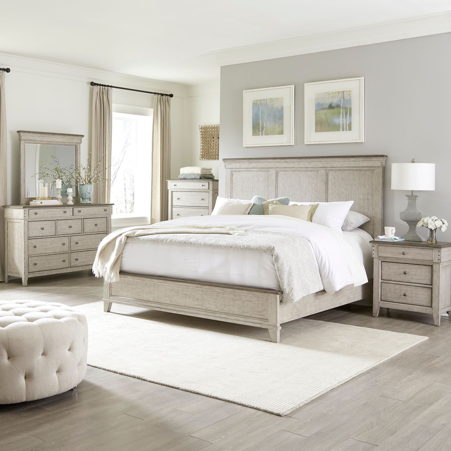 Liberty Furniture Ivy Hollow 5-Piece Queen Panel Bedroom Set