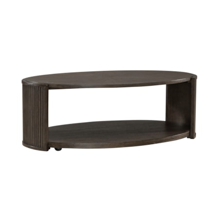 Oval Cocktail Table