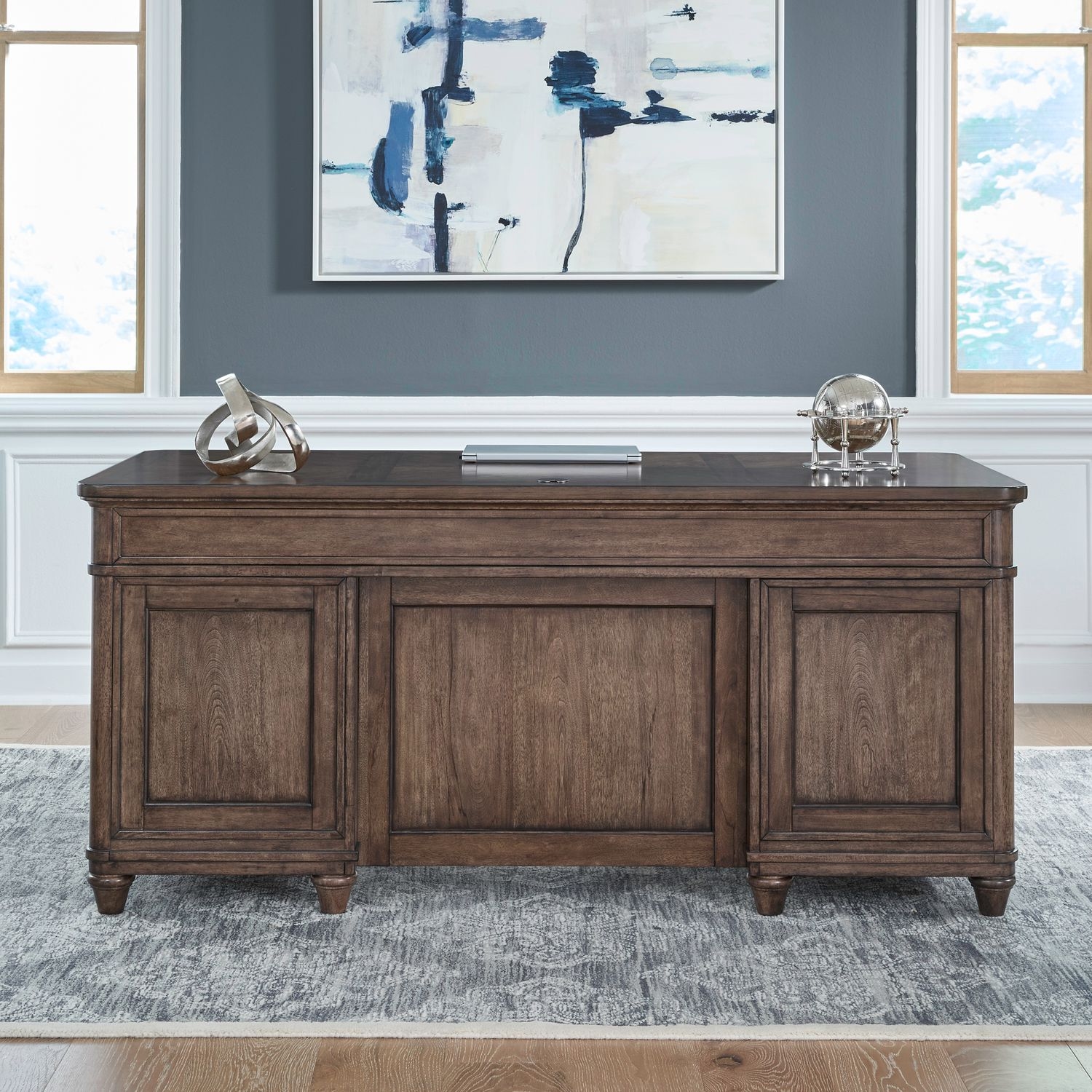 East Brooke Harrison Heights Double-Pedestal Jr. Executive Desk