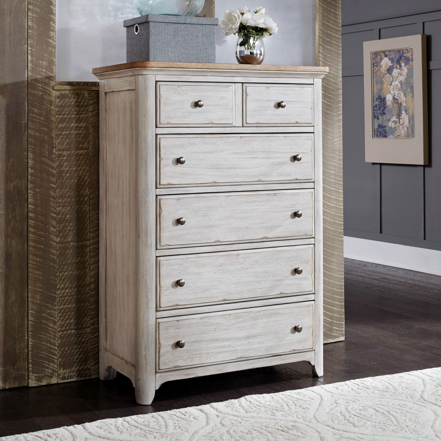 Liberty Furniture Farmhouse Reimagined 5-Drawer Chest