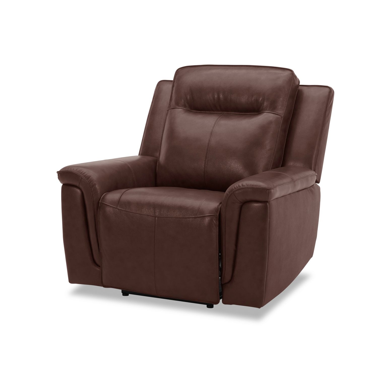 Leather Swivel Glider Power Recliner
