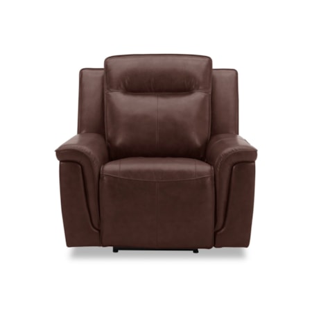 Leather Swivel Glider Power Recliner