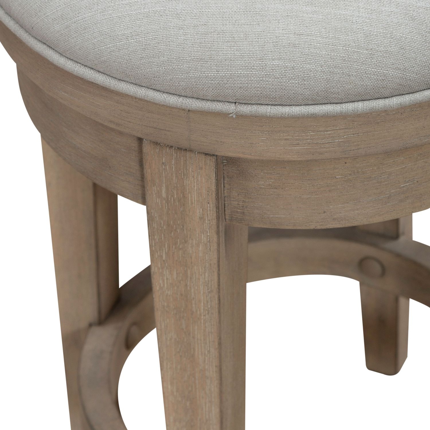 Liberty Furniture Brentwood Upholstered Swivel Console Stool