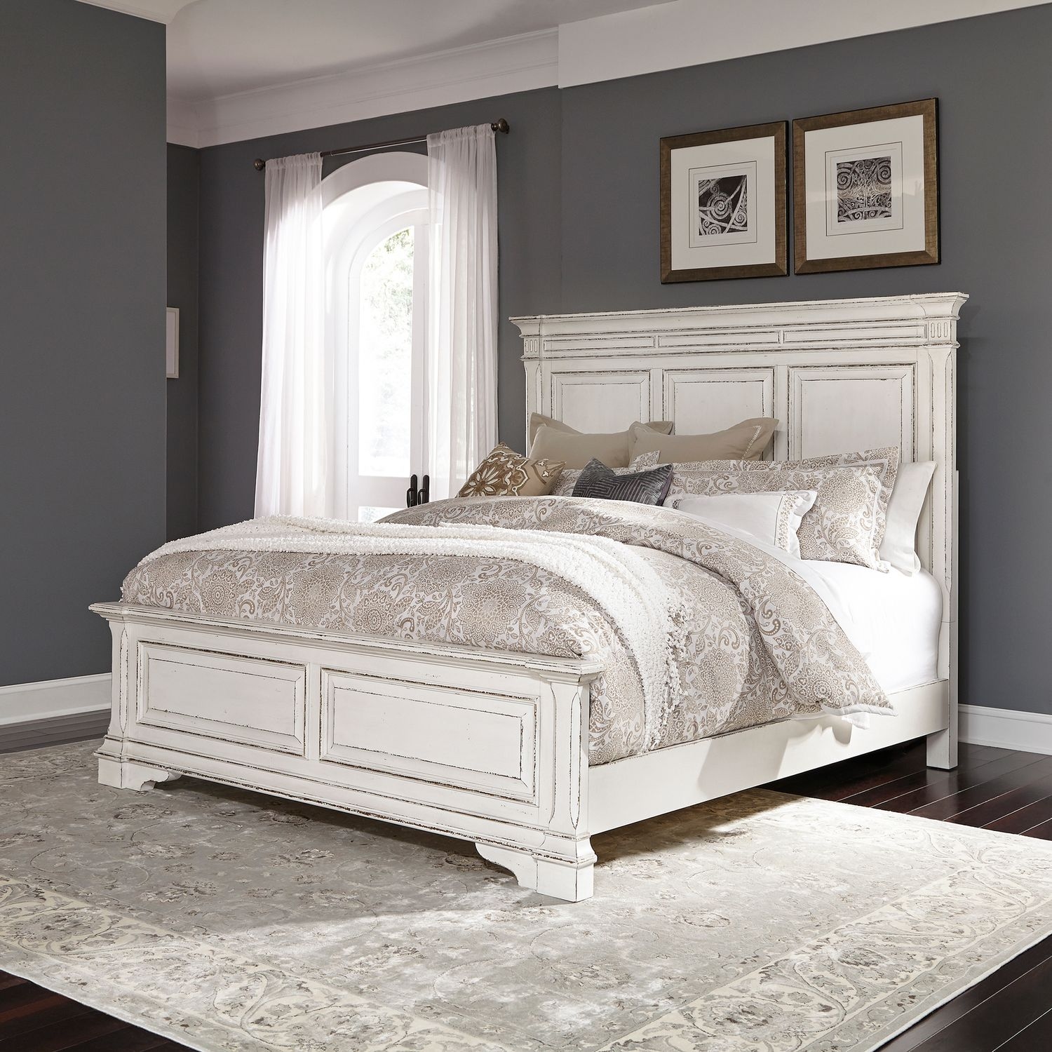 Liberty Furniture Abbey Park California King Panel Bed