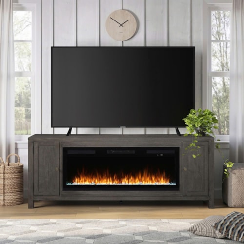 406 78 Inch Console with Fire FTS