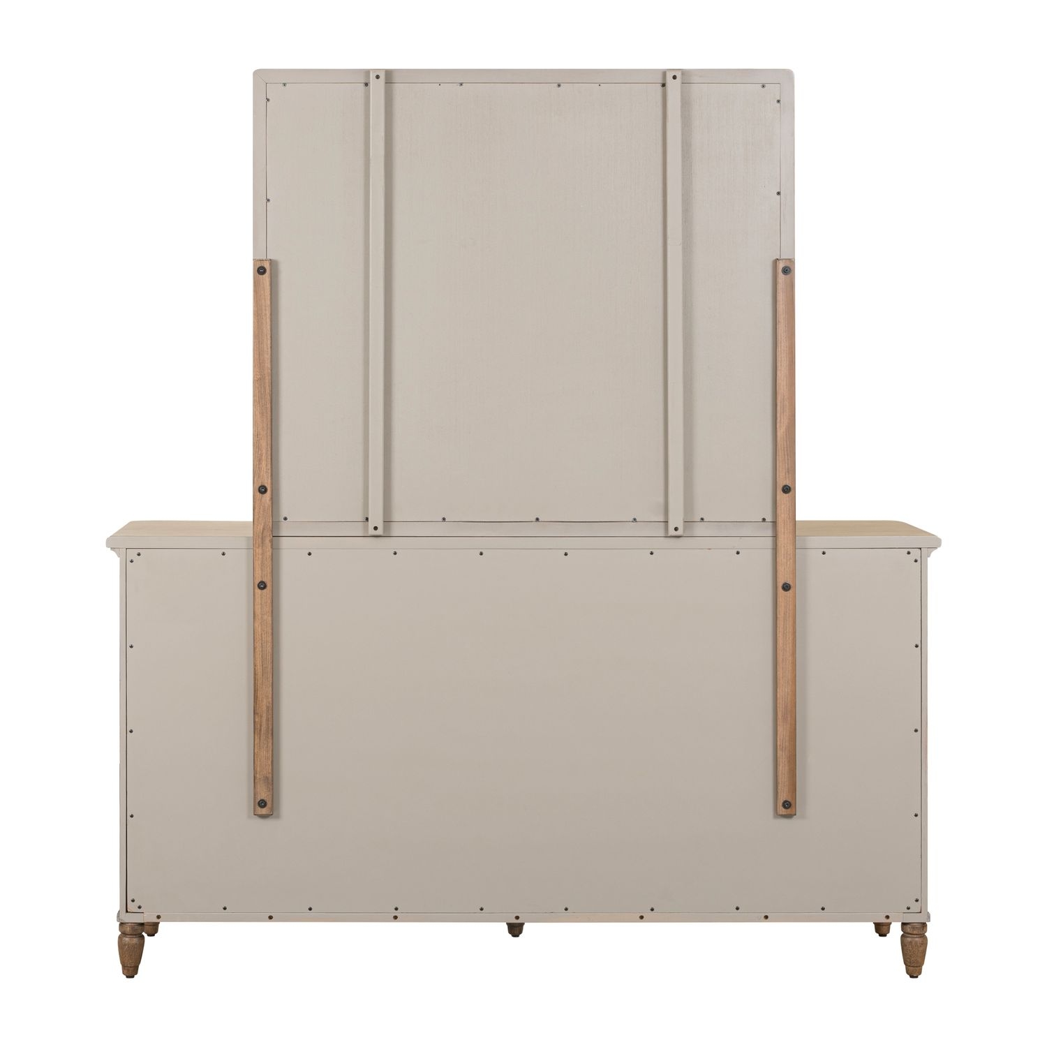 Eight-Drawer Dresser &amp; Mirror Set