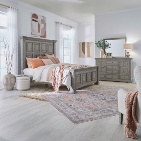 3-pc. California King Panel Bedroom Set