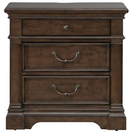 3-Drawer Nightstand