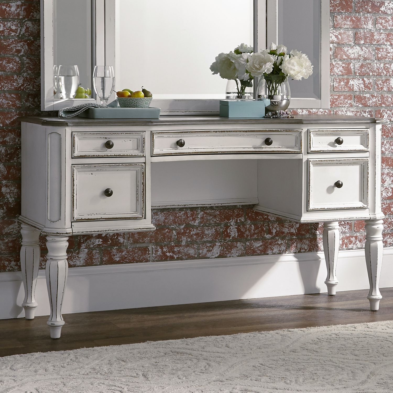 5-Drawer Vanity Desk