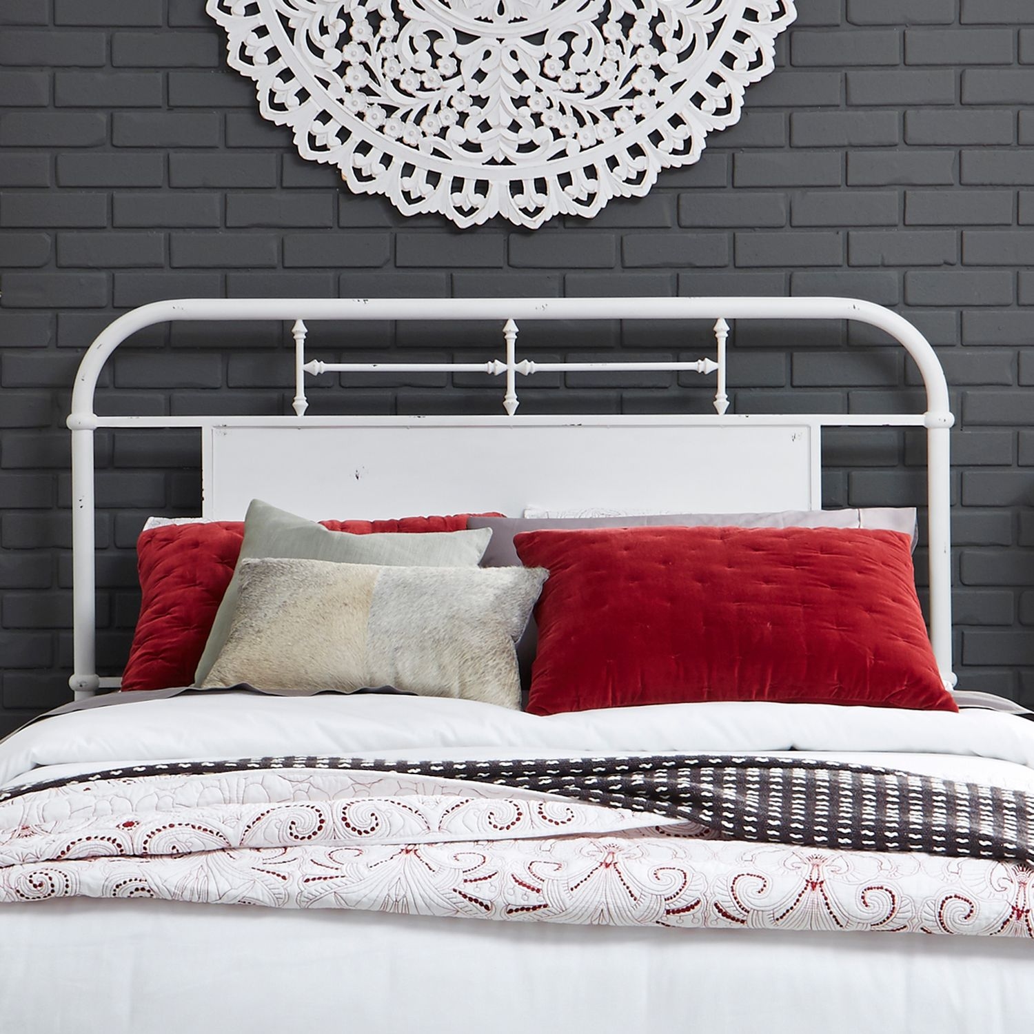 Liberty Furniture Vintage Series King Metal Headboard
