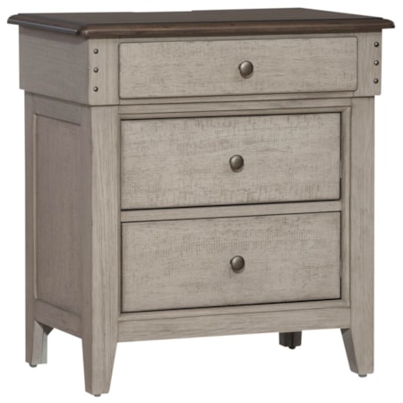 3-Drawer Nightstand