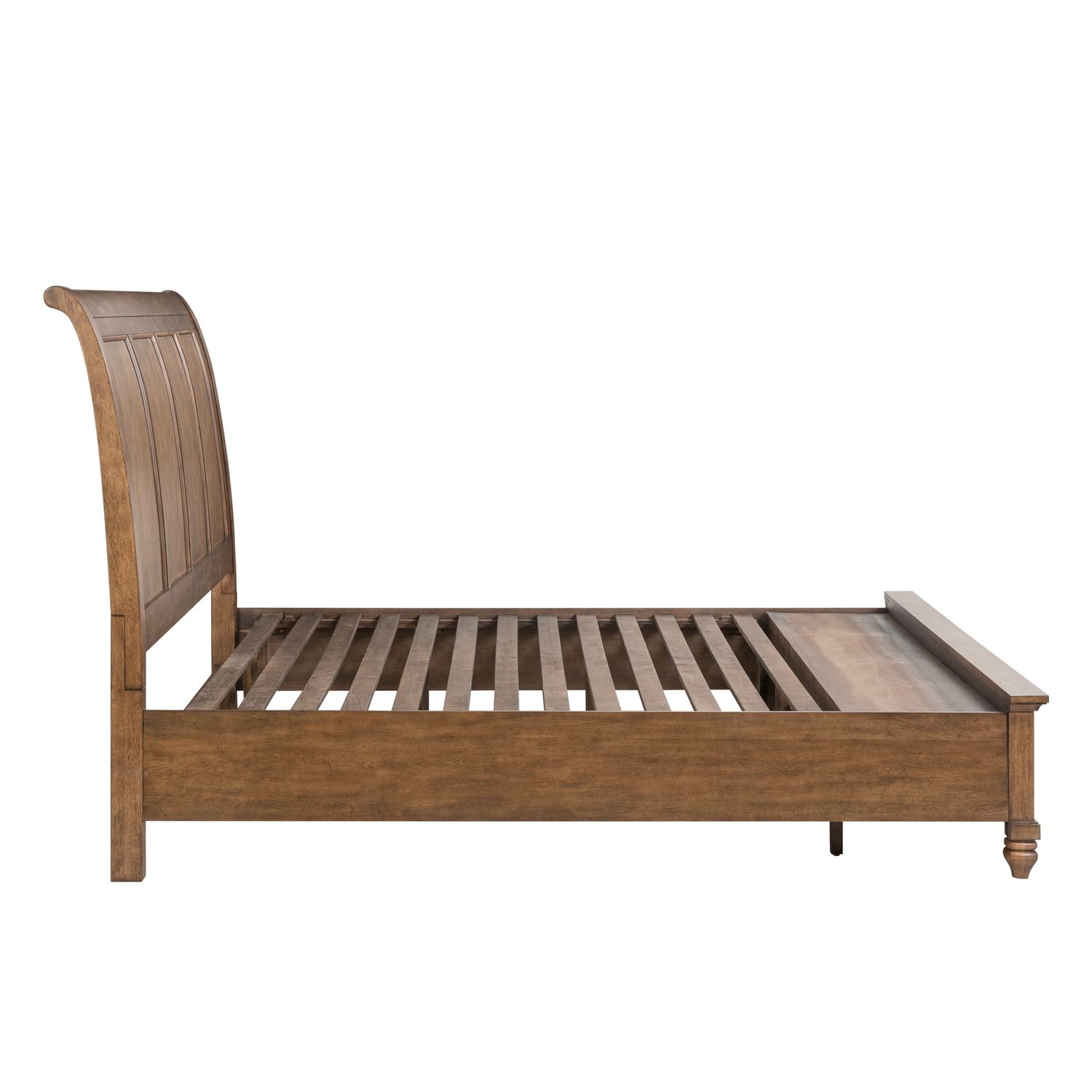 Queen Sleigh Bed w/Footboard Storage