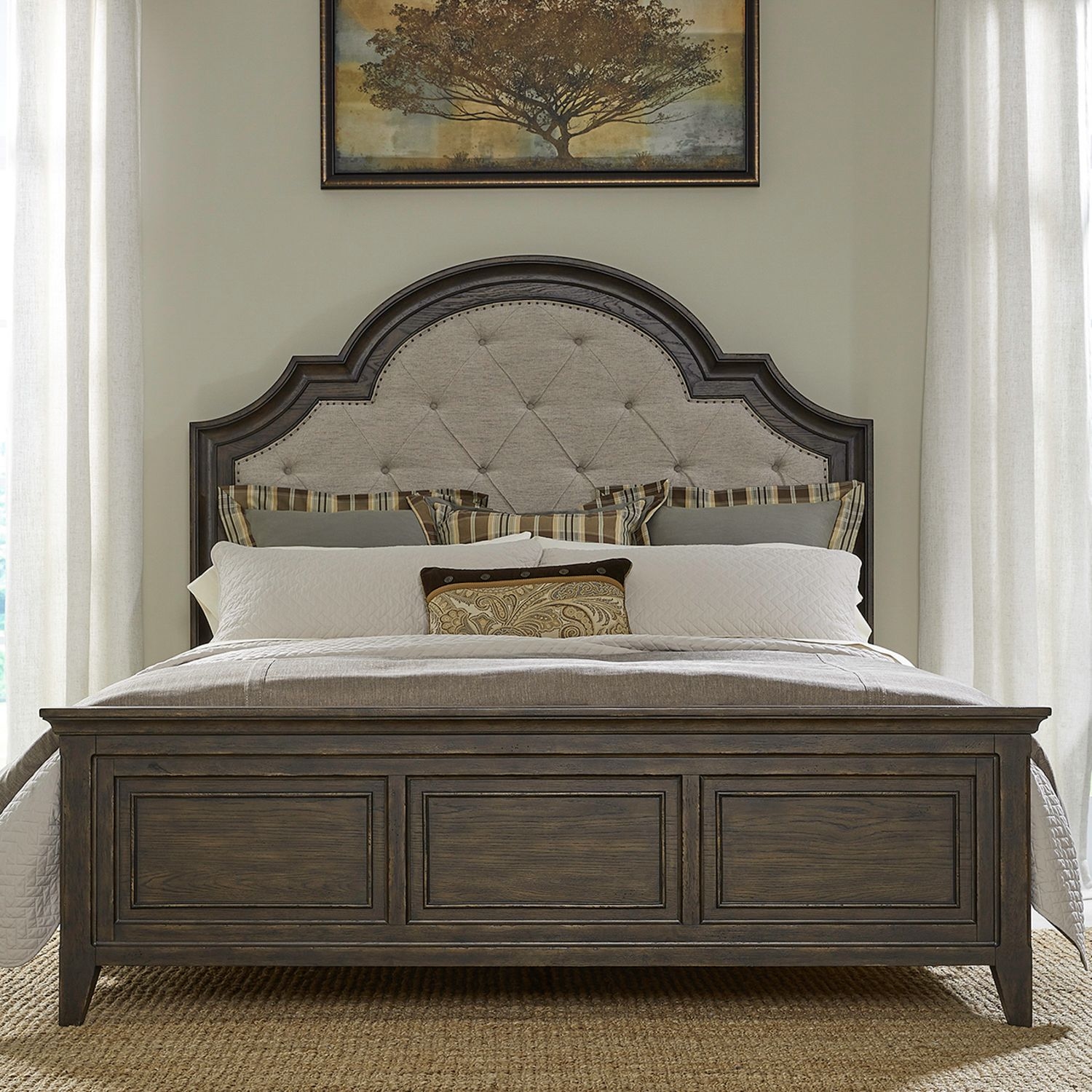 Liberty Furniture Paradise Valley King Upholstered Bed