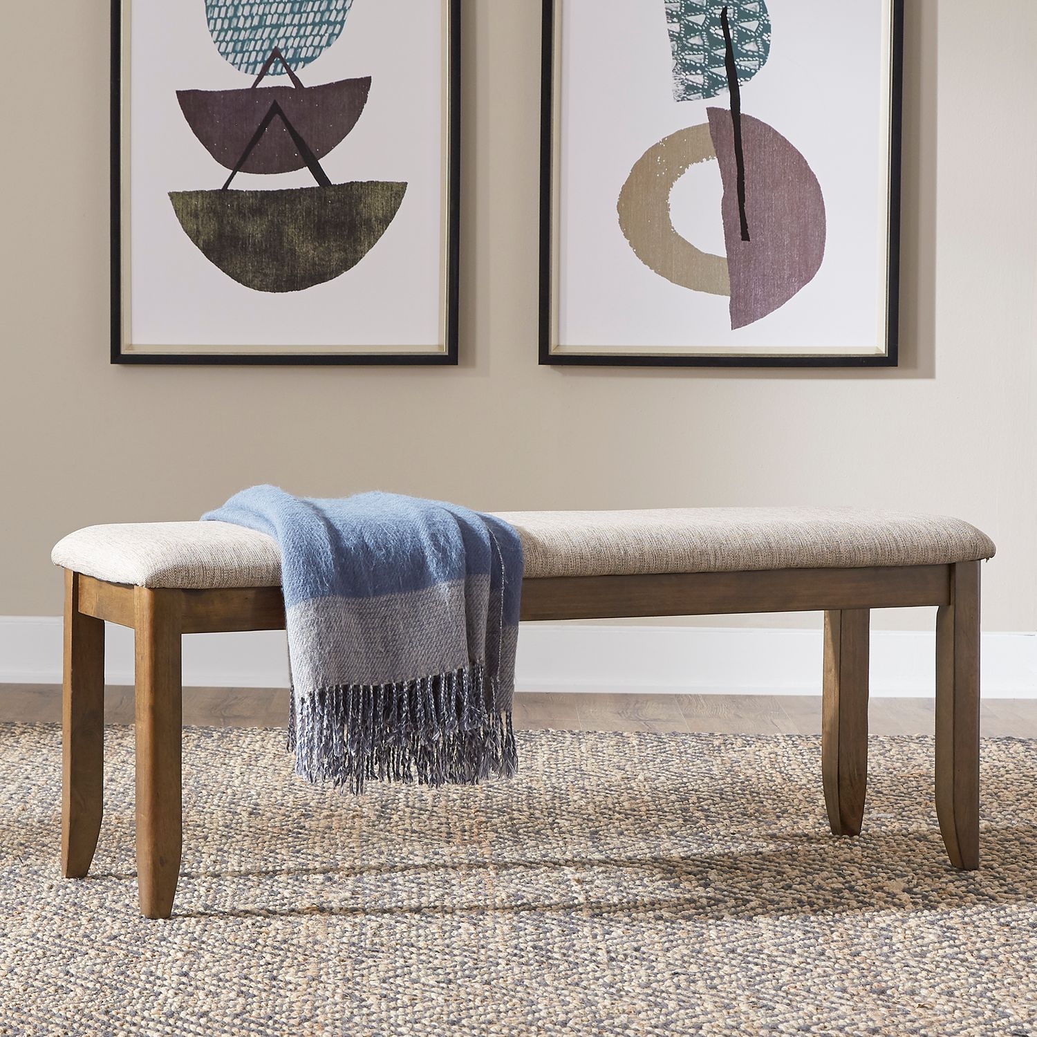 Liberty Furniture Santa Rosa II Upholstered Dining Bench