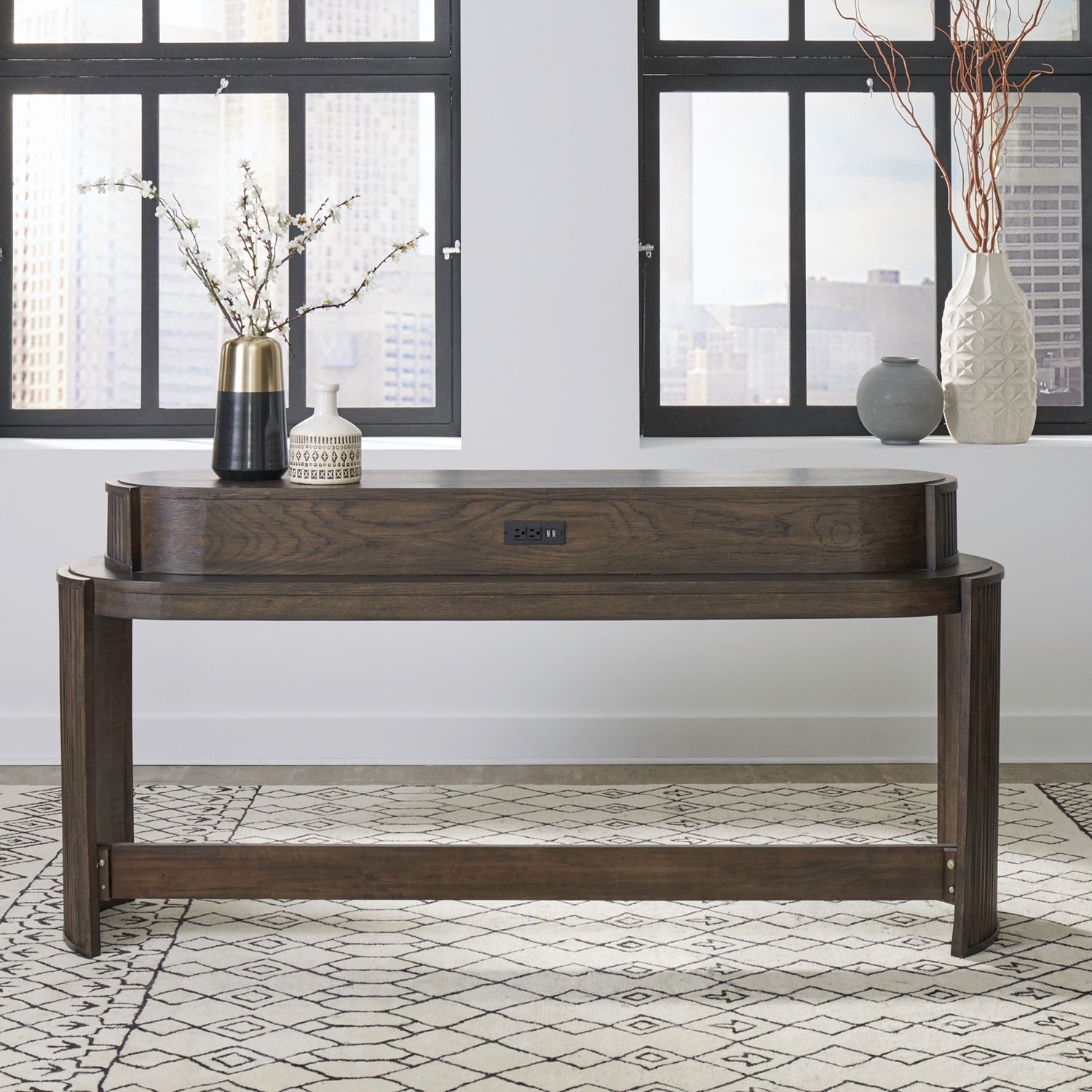 Liberty Furniture City View Console Bar Table