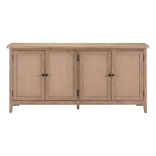 Transitional Buffet with Felt-Lined Drawers
