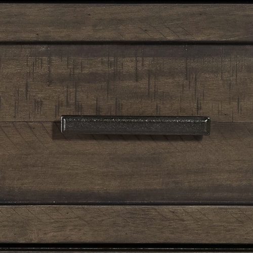 Transitional 8-Drawer Bedroom Dresser with Felt Lined Top Drawers