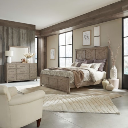 3-Piece King Panel Bedroom Set