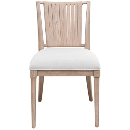 Corded Back Dining Side Chair