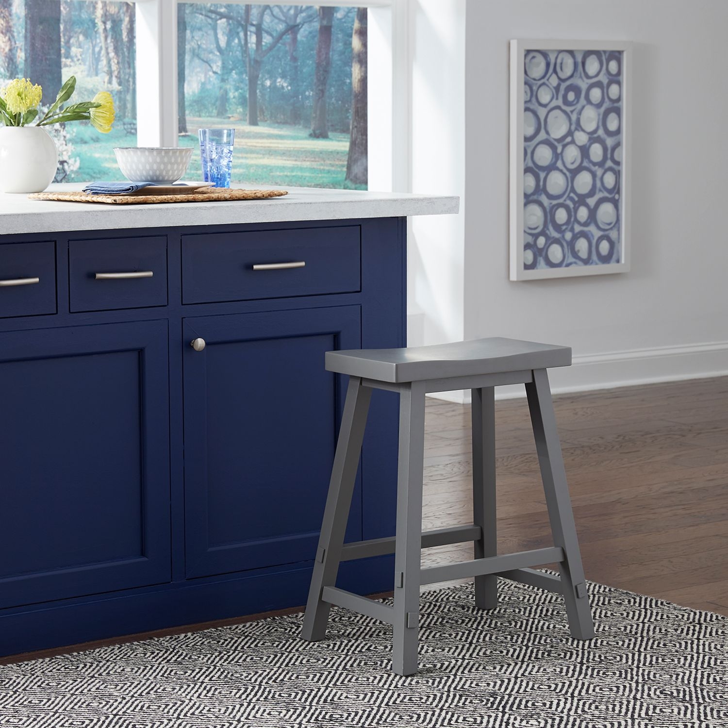 Liberty Furniture Creations 24 Inch Sawhorse Counter Height Stool