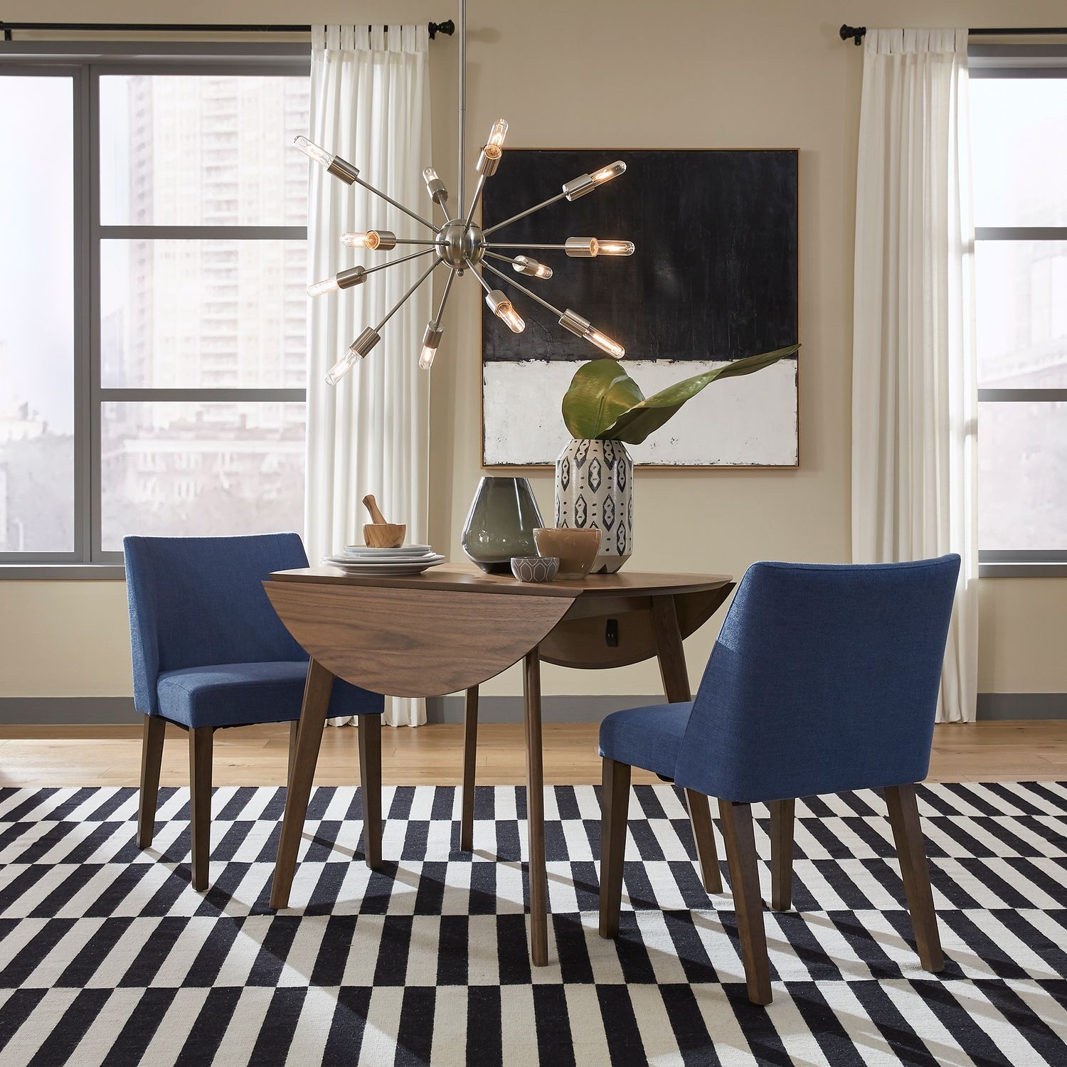 Liberty Furniture Space Savers 3-Piece Drop Leaf Table Set