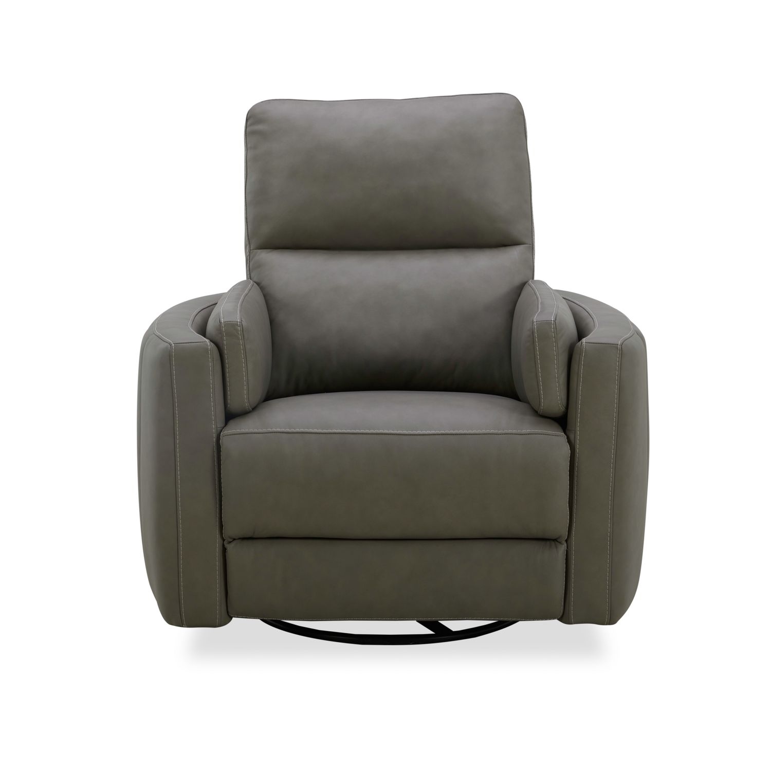 Swivel Glider Power Recliner w/Arm Pillows