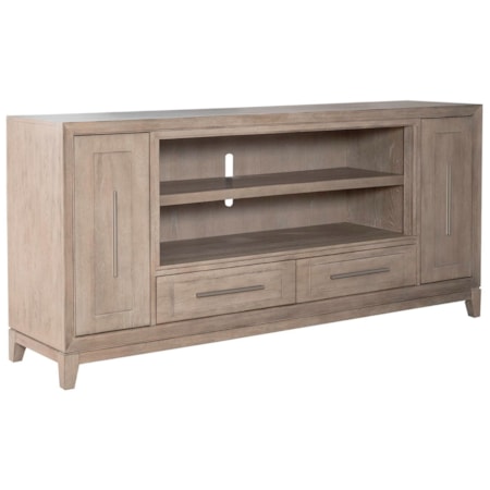 80 Inch Fireplace TV Console